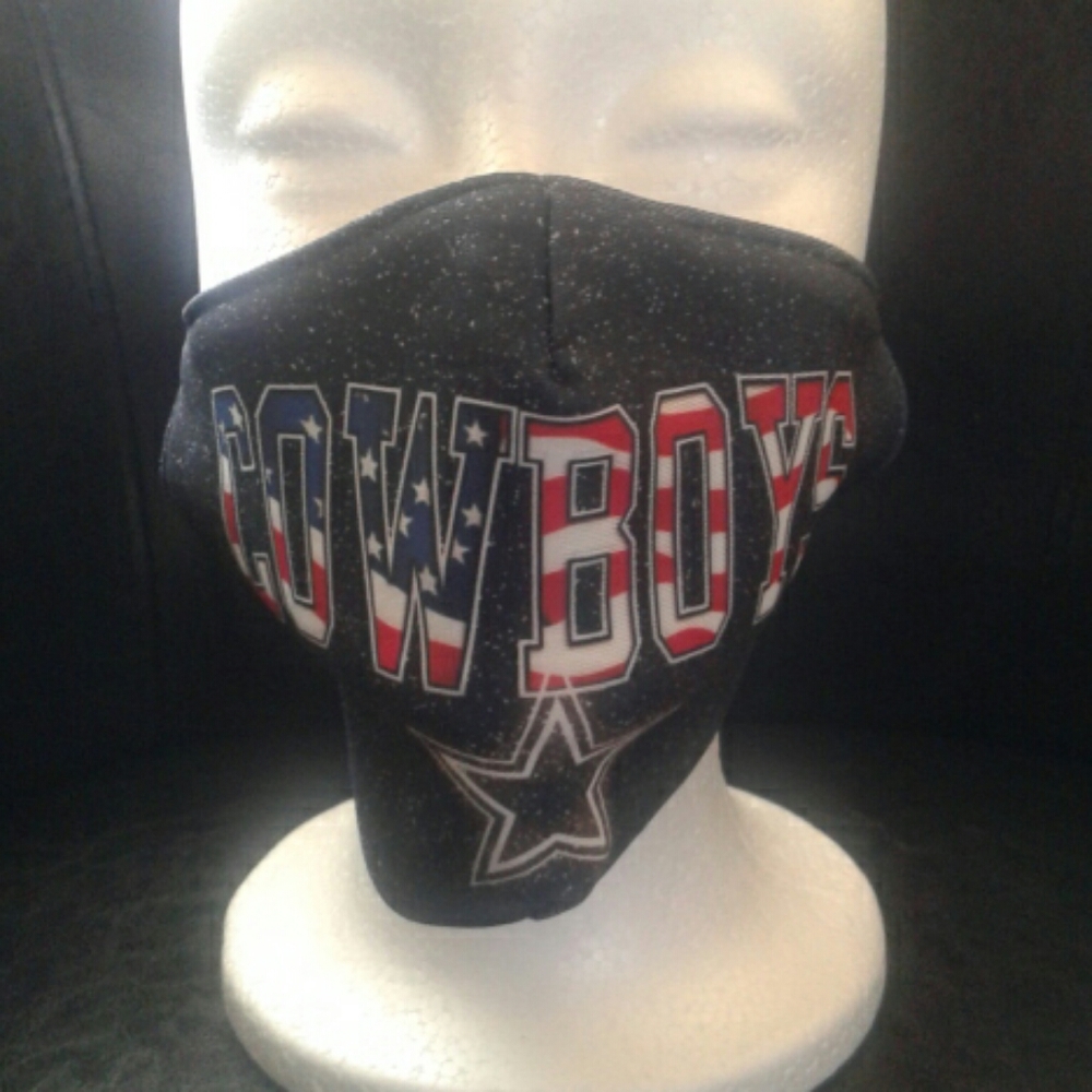 💙 NEW Dallas Cowboys Unisex Face Mask - Picture 3 of 7